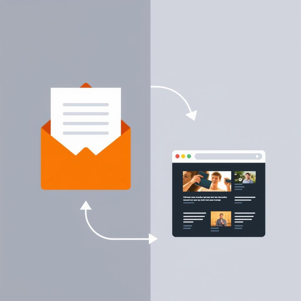 Email and website personalization integration showing consistent user experience