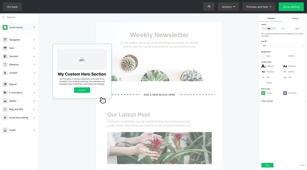 MailerLite Review: Affordable Email Marketing Without Compromise 4 email builder new min