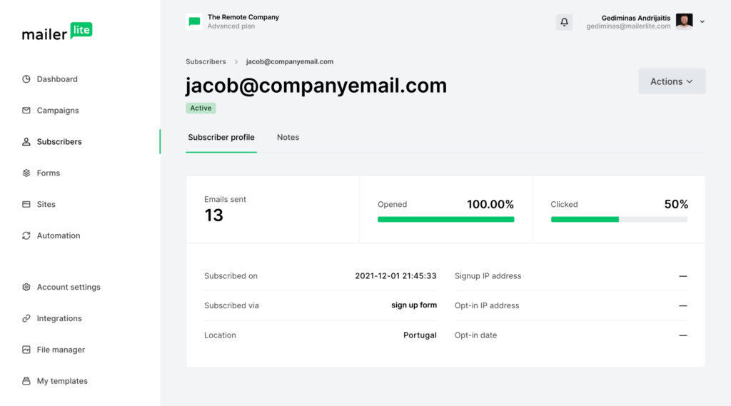 MailerLite Review: Affordable Email Marketing Without Compromise 3 subscriber management